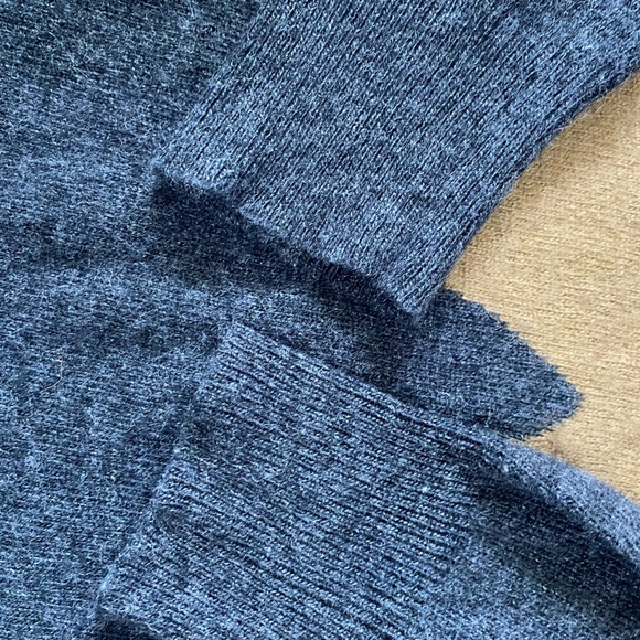 J.Crew Womens Grey Wool Blend French Bulldog Crewneck Sweater- Sz-S/M - Picture 15 of 16